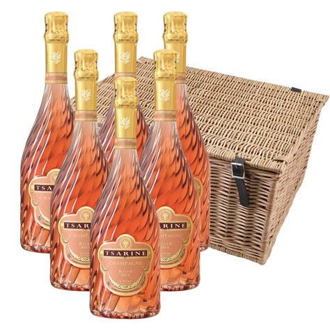 Tsarine Rose Nv Cl Champagne Case Of Hamper Bottled Boxed