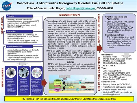 CosmoCask A Microfluidics Microgravity Microbial Fuel Cell For