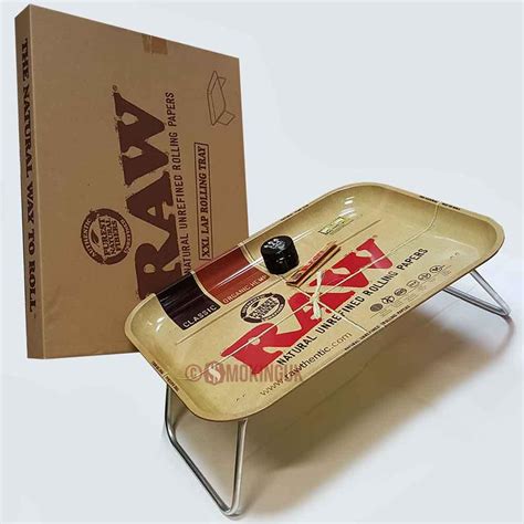 Raw Xxl Lap Rolling Tray Rolling Papers Metal Dinner Tray