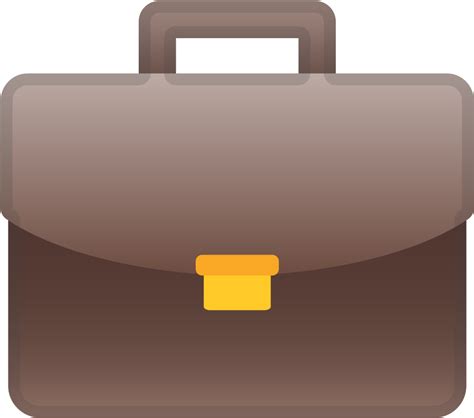 Download Transparent Suitcase Drawing Lawyer Briefcase Emoji