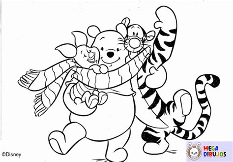 Dibujo Para Colorear Winnie Tigger Y Piglet Maxi Dibujos