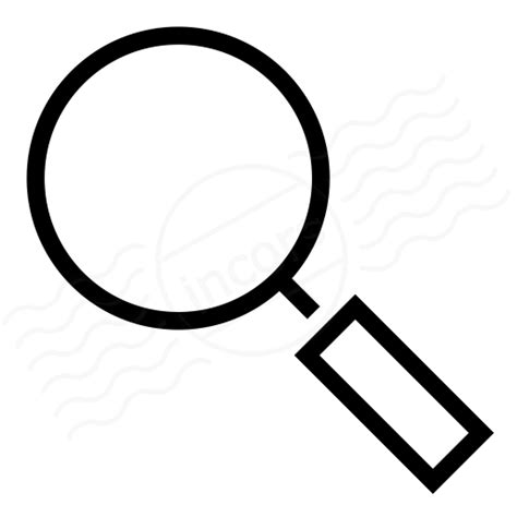 Magnifying Glass Line Icon Clip Art Library