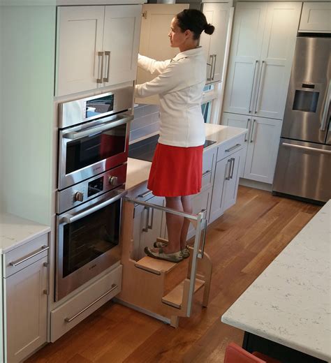 The Step 180 Cabinet Step Stool Remains Hidden Until You Need A Leg Up