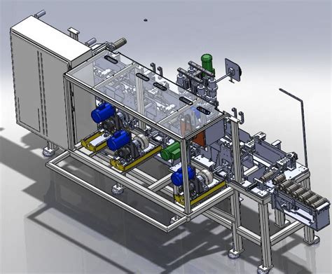 F5多工位自动抛光机solidworks 2010模型图纸下载 懒石网