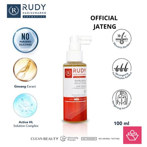 Jual Jateng Rudy Hadisuwarno Cosmetics Hairloss Solution Hair Tonic