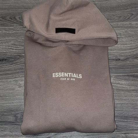 Essentials Fear Of God Relaxed Hoodie Desert Taupe Hoodies