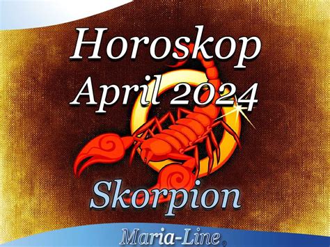 Monatshoroskop April 2024 Skorpion