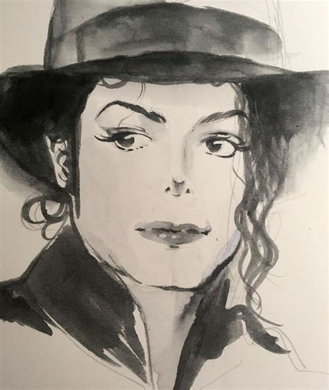 A Black And White Drawing Of A Person Wearing A Hat