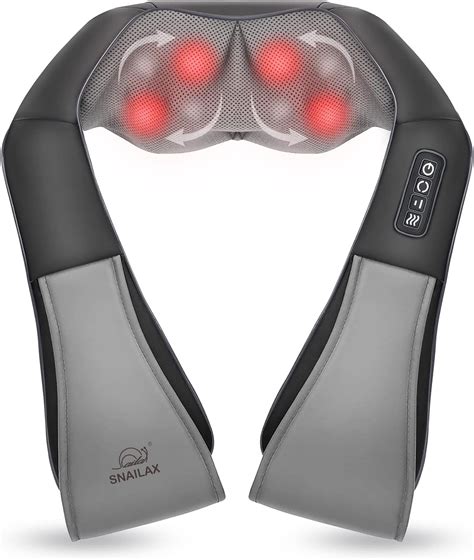 Shiatsu Back Neck And Shoulder Massager With Heat Deep Kneading