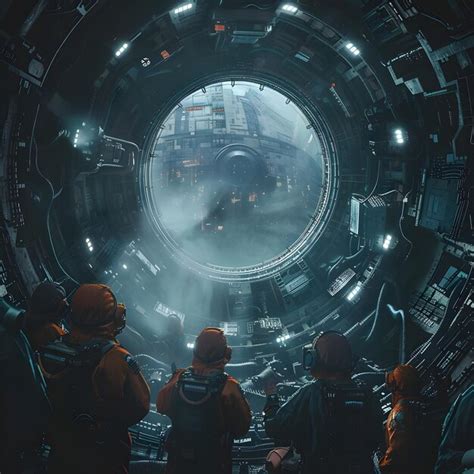 premium photo astronauts   space mission