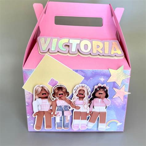 Roblox Party Supplies Girl Etsy