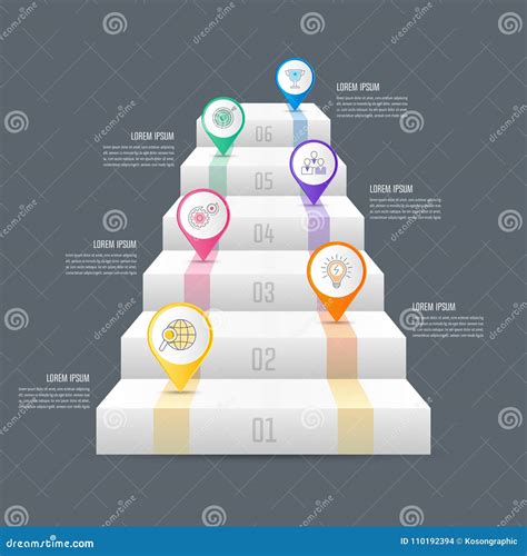 Infographic Design Business Concept With 6 Options Parts Or Pro Stock