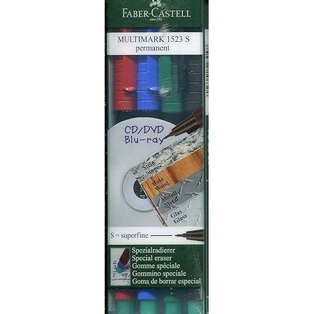 Faber Castell 156295 Marker MULTIMARK permanent Stärke F 2er