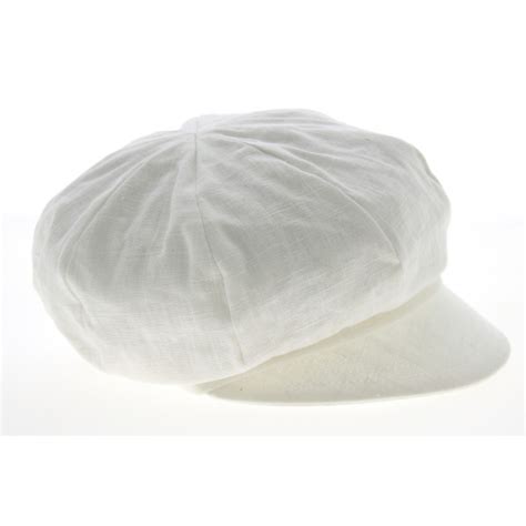 Casquette Gavroche Elorine Écru Lin Mtm Reference 10193