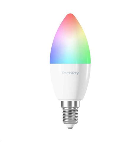 TechToy Smart Bulb RGB 6W E14 ZigBee Polepeno