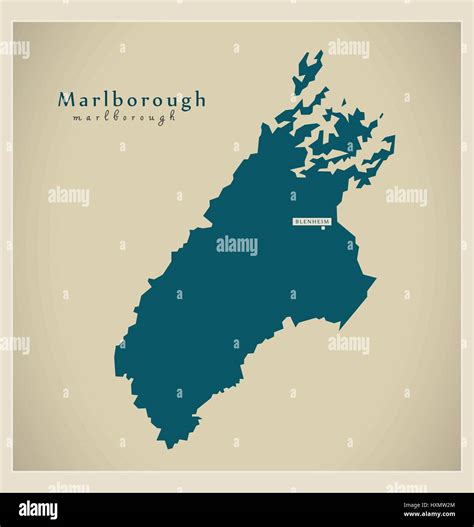 Map marlborough nz Stock Vector Images - Alamy