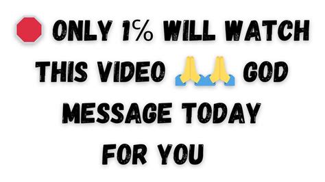 Gods Message For You 🛑 Only 1℅ Will Watch This Video 🙏🙏 God Message