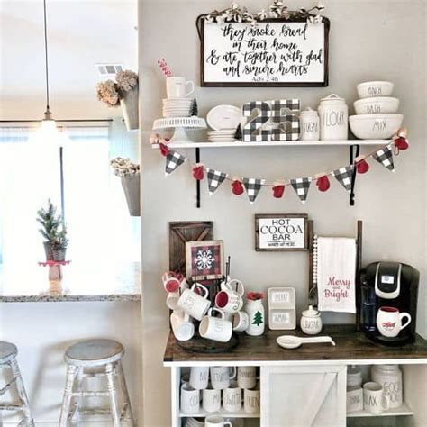 75 DIY Christmas Hot Cocoa Bar Ideas Lady Decluttered Hot Cocoa Bar