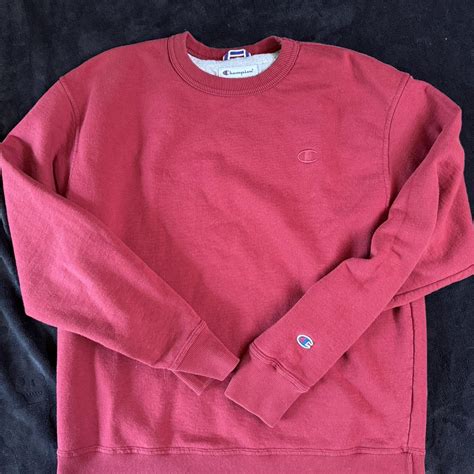 Champion Crew Neck Sweatshirt Mens Size L Depop