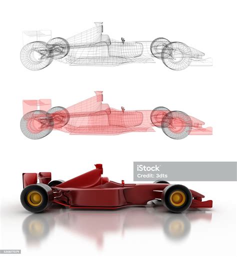 Openwheel Singleseater Racing Car Race Car Design Stock Photo - Download Image Now - iStock