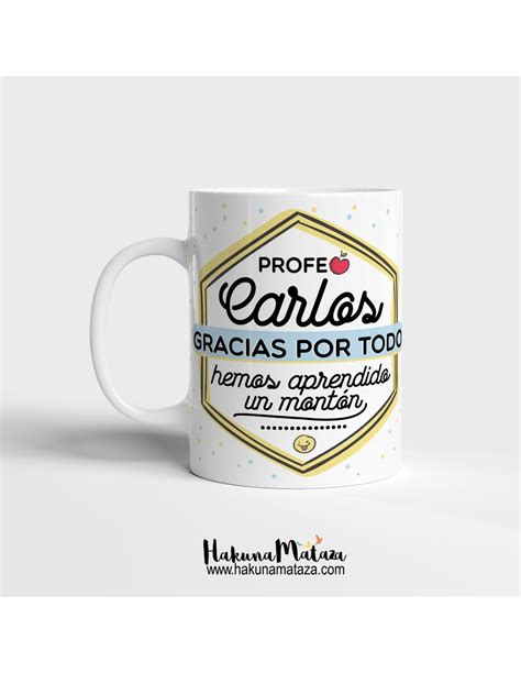 Taza Personalizada Profesor Gracias Por Todo