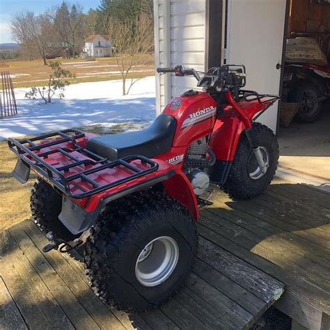 Red Honda Trike Atv Quads