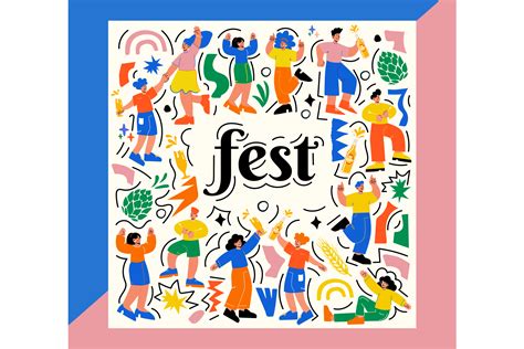 festival template graphic  korenevychnataliia creative fabrica