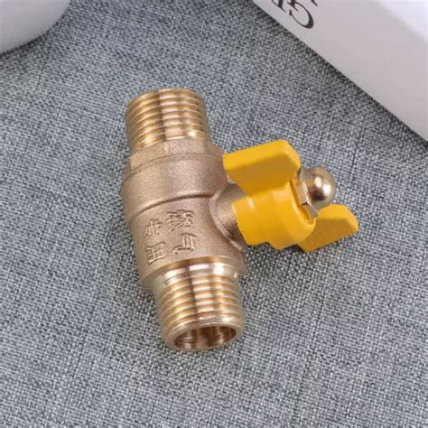 Natural Gas Water Heater Ball Closing Brass Shut Off Garden Hose Shut