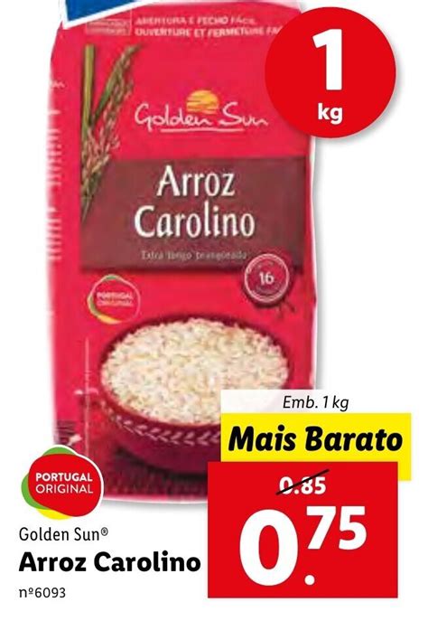 Promo O Arroz Carolino Kg Em Lidl