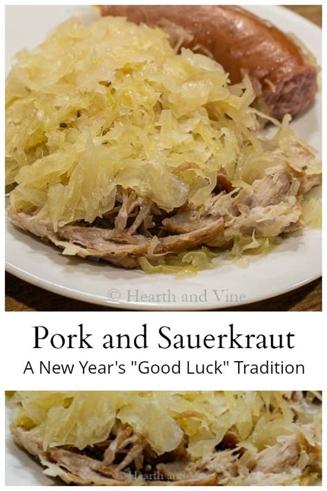 Pork And Sauerkraut On New Year S Day For Good Luck Recipe Pork And