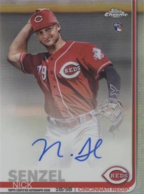 Topps Chrome Rookie Autographs Refractor Ra Ns Nick Senzel