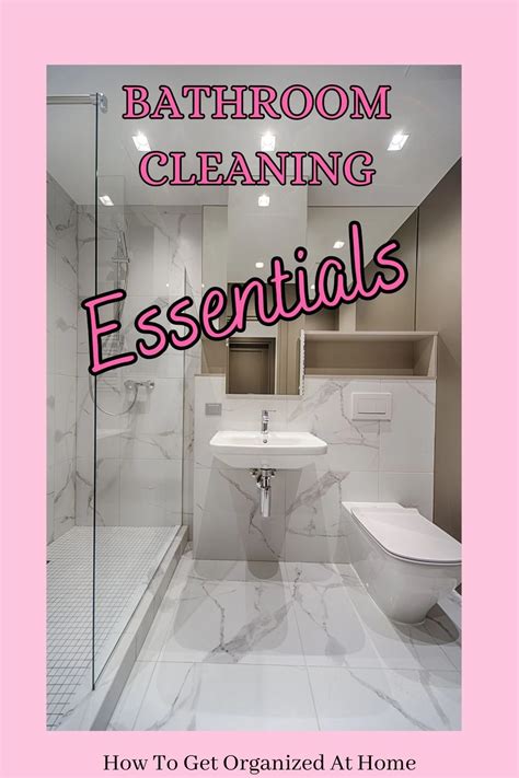 bathroom cleaning essentials    organized  home
