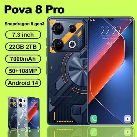 Pova Tel Fono Inteligente Pro Original Smartphone G De Pulgadas