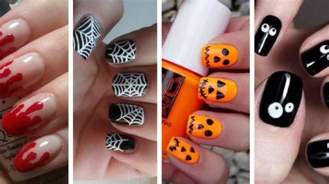 Easy Halloween Nail Art