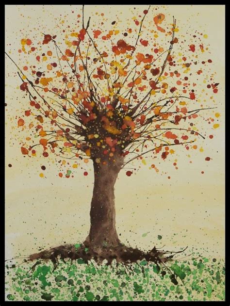 Fall Tree Watercolor by eureeka14 on DeviantArt | Fall tree watercolor painting, Fall watercolor ...