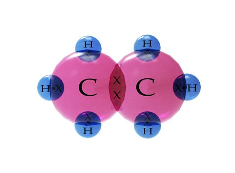 3D Electron Dot Structure Of Ethane 02 Model TurboSquid 1755897