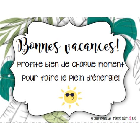 Ntroduire Imagen Formule Pour Souhaiter De Bonnes Vacances Fr