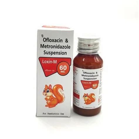 Loxin M Susp Ofloxacin 50 Mg Metronidazole 100mg 60 Ml At Rs 75