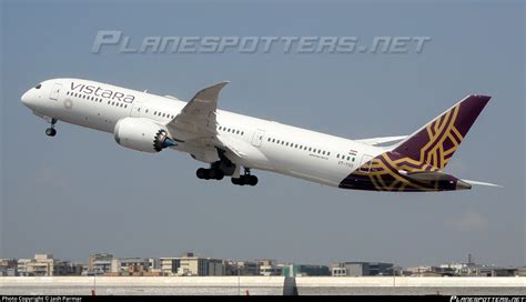 VT TSO Vistara Boeing 787 9 Dreamliner Photo By Jash Parmar ID