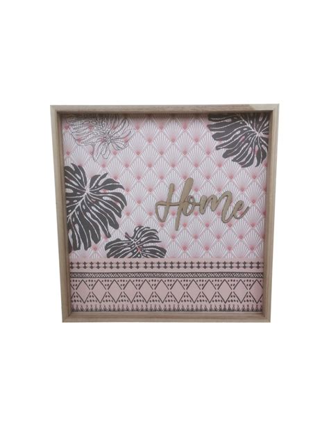 Tropical Pink Printed Picture Frame 45x45xd3m Lilou