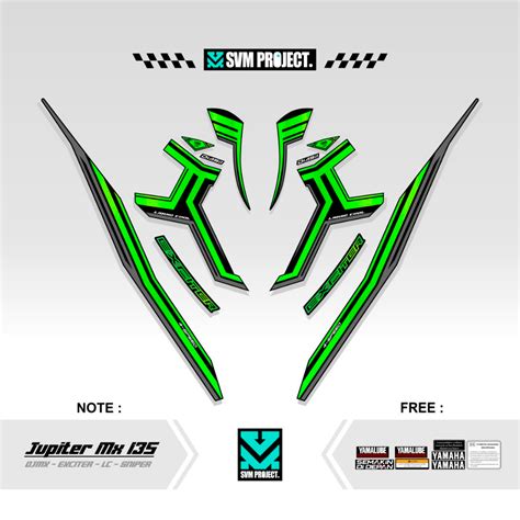 Jual Striping Yamaha Jupiter Mx Lama Motif Mx Old Exciter