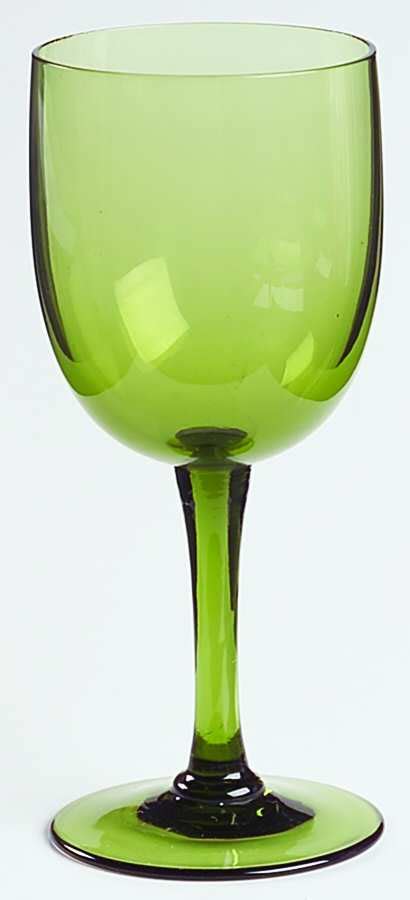 Romance Green Wine Glass By Sasaki Replacements Ltd