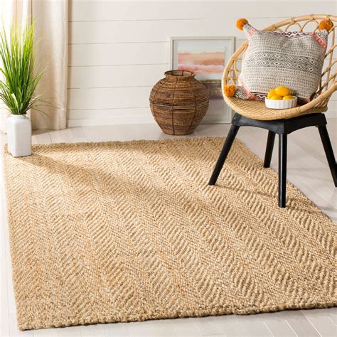 Safavieh Natural Fiber Morley Braided Jute Area Rug Natural X