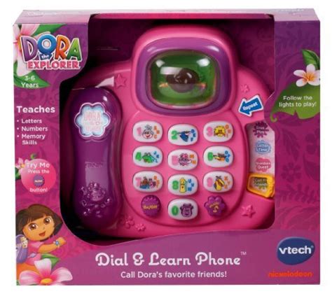 Vtech Dora The Explorer Dial And Learn Phone On Galleon Philippines