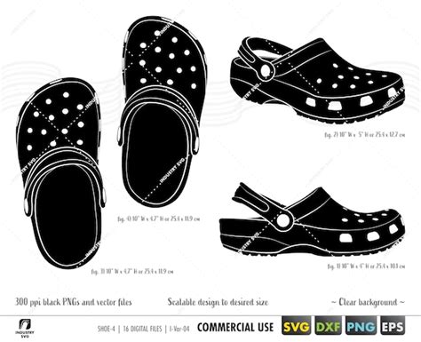 Croc Shoe Svg, Croc Shoe Png, Croc Shoe Clipart, Croc Shoe Vector,Croc ...