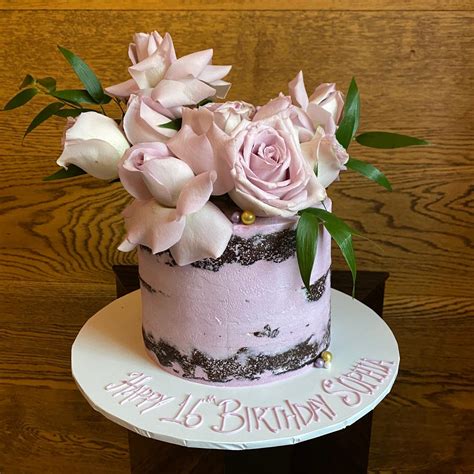 Lavender Naked Nikos Cakes