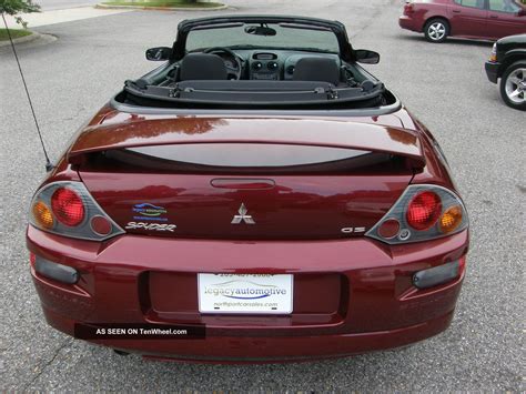 2003 Mitsubishi Eclipse Spyder Gs Convertible 2 Door 2 4l