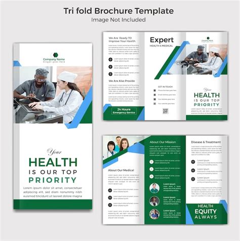 Premium Vector Madical Healthcare Tri Fold And By Fold Professional