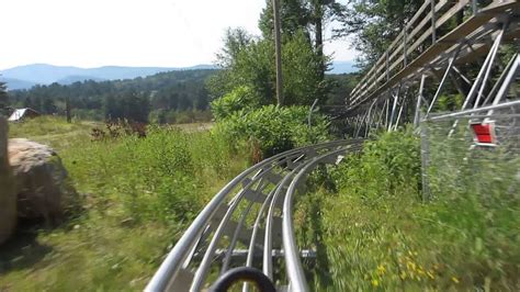 Mountain Coaster At Mt Cranmore Nh 2012 Youtube