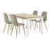 Markskel L Table Bistrup Chairs Sand Jysk